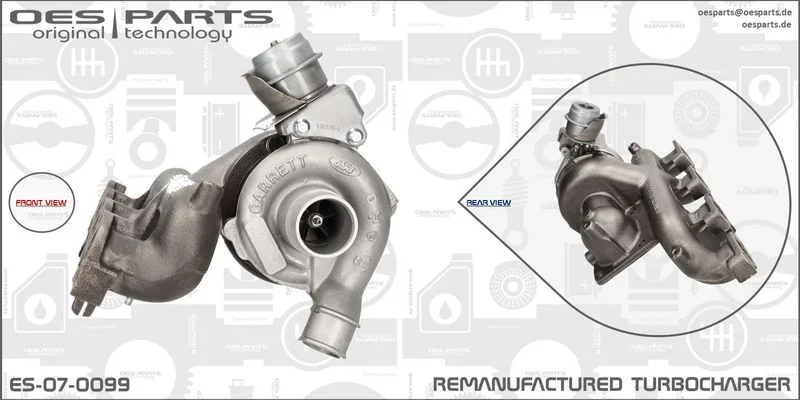 Kompresorius, įkrovimo sistema OES Parts ES-07-0099