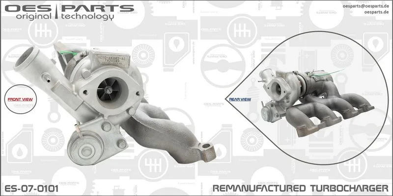 Kompresorius, įkrovimo sistema oes parts ES-07-0101