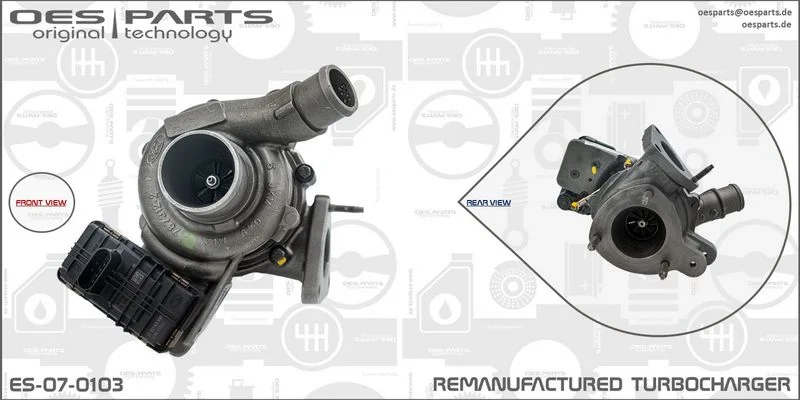Kompresorius, įkrovimo sistema oes parts ES-07-0103