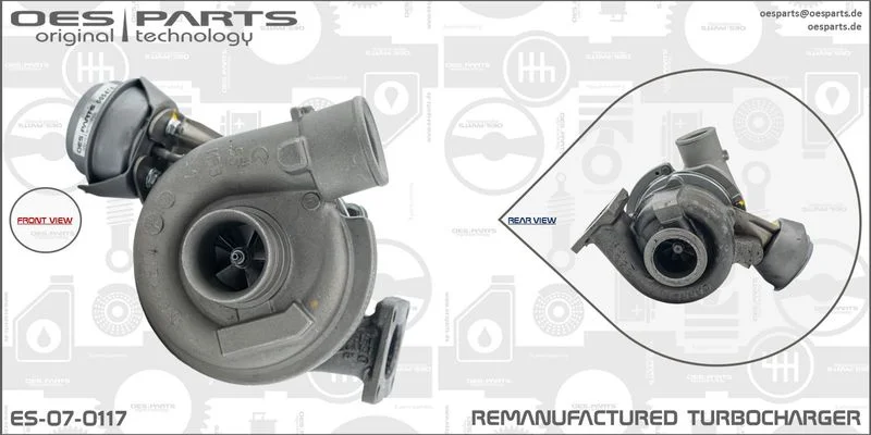Kompresorius, įkrovimo sistema oes parts ES-07-0117