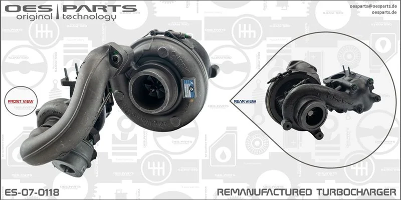 Kompresorius, įkrovimo sistema oes parts ES-07-0118