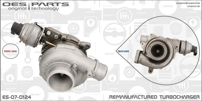 Kompresorius, įkrovimo sistema oes parts ES-07-0124