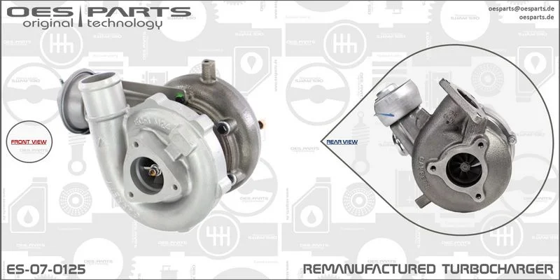 Kompresorius, įkrovimo sistema oes parts ES-07-0125