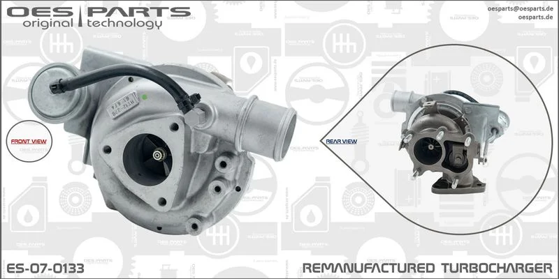 Kompresorius, įkrovimo sistema oes parts ES-07-0133
