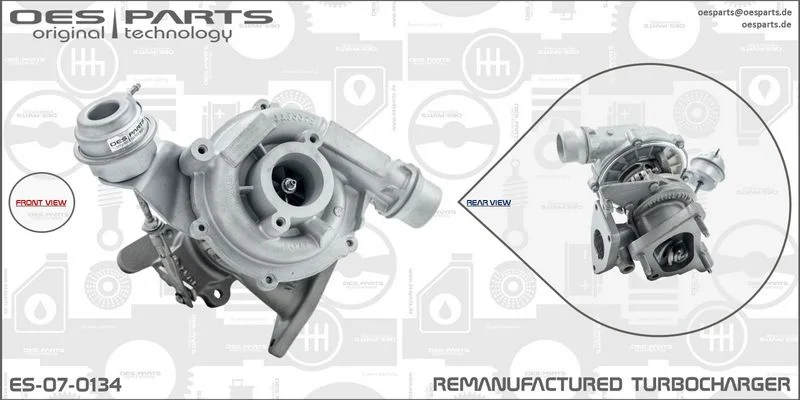 Kompresorius, įkrovimo sistema oes parts ES-07-0134