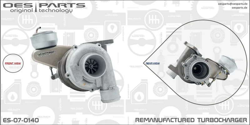 Kompresorius, įkrovimo sistema oes parts ES-07-0140