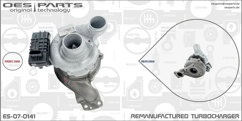 Kompresorius, įkrovimo sistema oes parts ES-07-0141