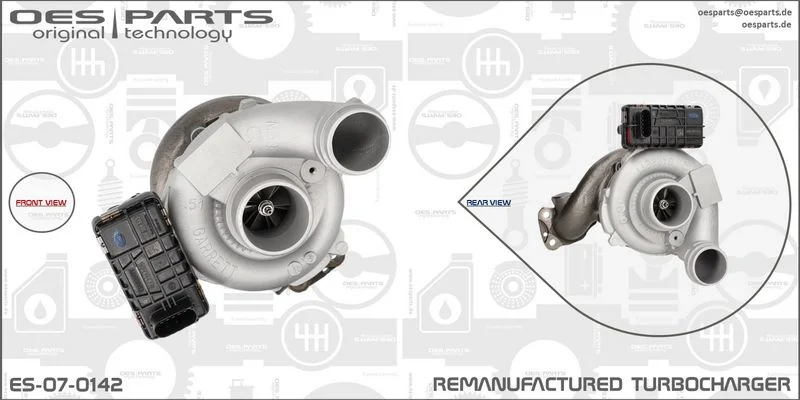 Kompresorius, įkrovimo sistema oes parts ES-07-0142