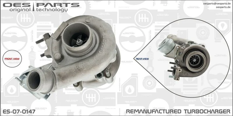 Kompresorius, įkrovimo sistema oes parts ES-07-0147