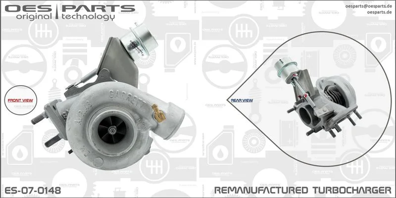 Kompresorius, įkrovimo sistema oes parts ES-07-0148