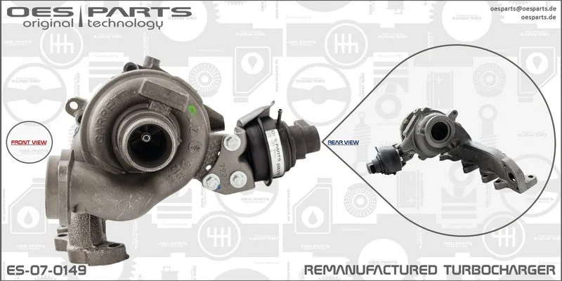 Kompresorius, įkrovimo sistema oes parts ES-07-0149