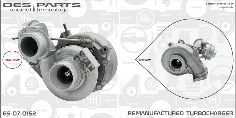 Kompresorius, įkrovimo sistema oes parts ES-07-0152