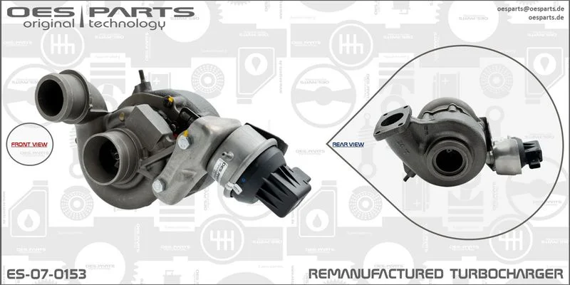 Kompresorius, įkrovimo sistema OES Parts ES-07-0153
