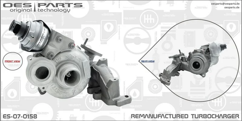 Kompresorius, įkrovimo sistema oes parts ES-07-0158