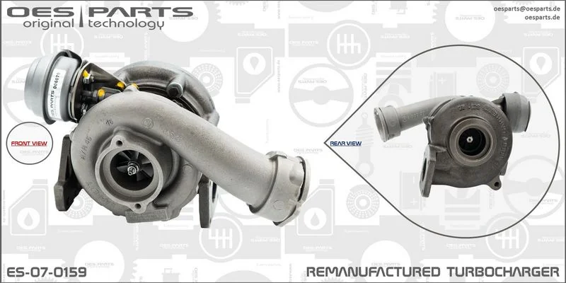 Kompresorius, įkrovimo sistema oes parts ES-07-0159