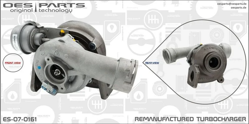Kompresorius, įkrovimo sistema oes parts ES-07-0161