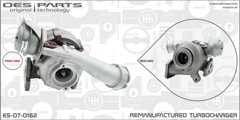 Kompresorius, įkrovimo sistema oes parts ES-07-0162