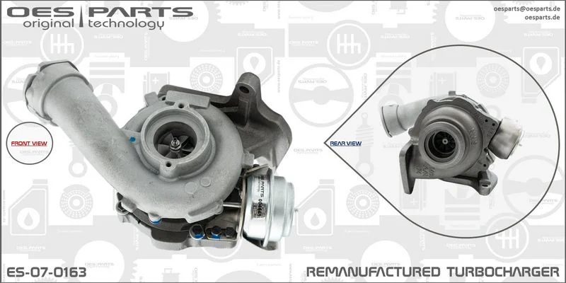 Kompresorius, įkrovimo sistema oes parts ES-07-0163