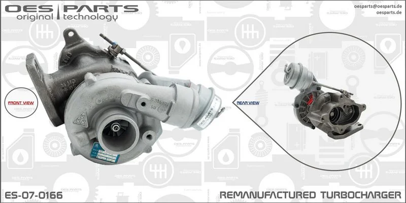 Kompresorius, įkrovimo sistema oes parts ES-07-0166