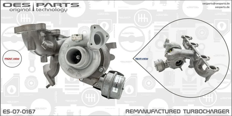 Kompresorius, įkrovimo sistema oes parts ES-07-0167