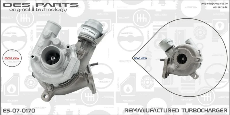 Kompresorius, įkrovimo sistema oes parts ES-07-0170