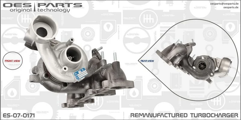 Kompresorius, įkrovimo sistema oes parts ES-07-0171