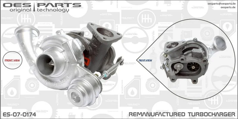 Kompresorius, įkrovimo sistema oes parts ES-07-0174