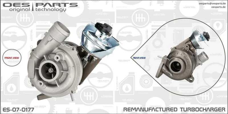 Kompresorius, įkrovimo sistema oes parts ES-07-0177