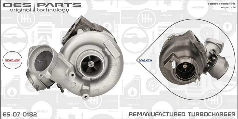Kompresorius, įkrovimo sistema oes parts ES-07-0182