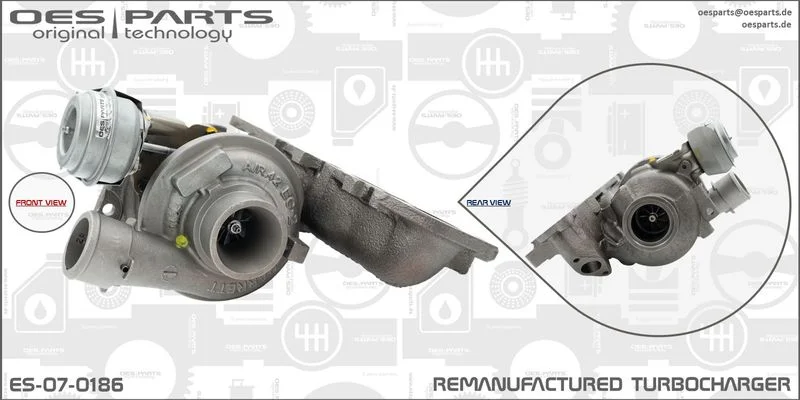 Kompresorius, įkrovimo sistema oes parts ES-07-0186