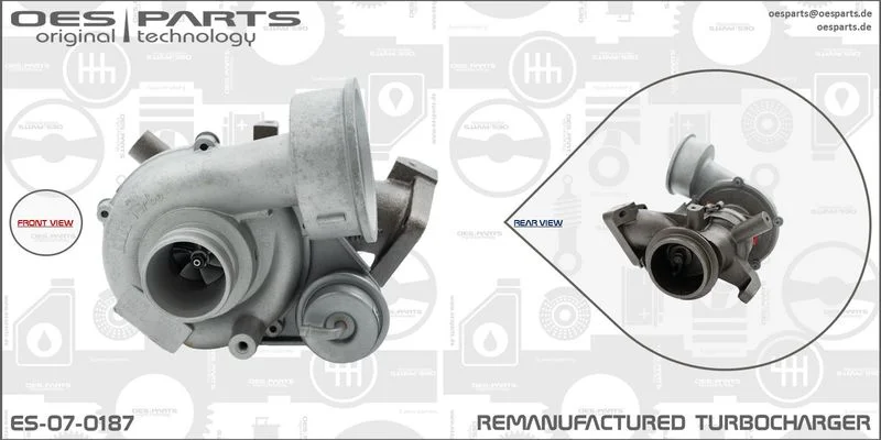 Kompresorius, įkrovimo sistema oes parts ES-07-0187