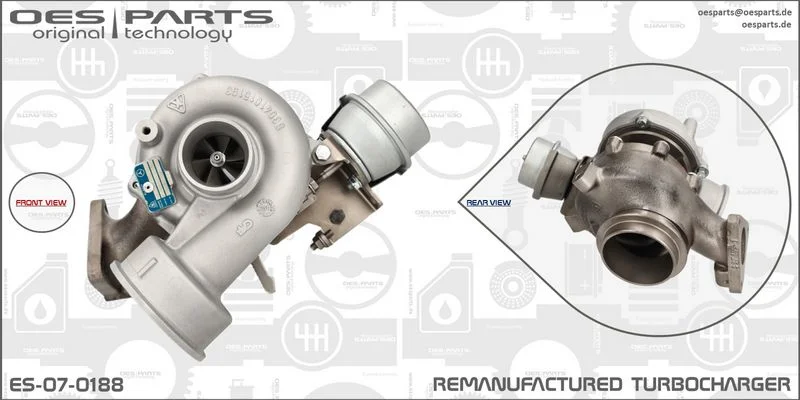 Kompresorius, įkrovimo sistema oes parts ES-07-0188