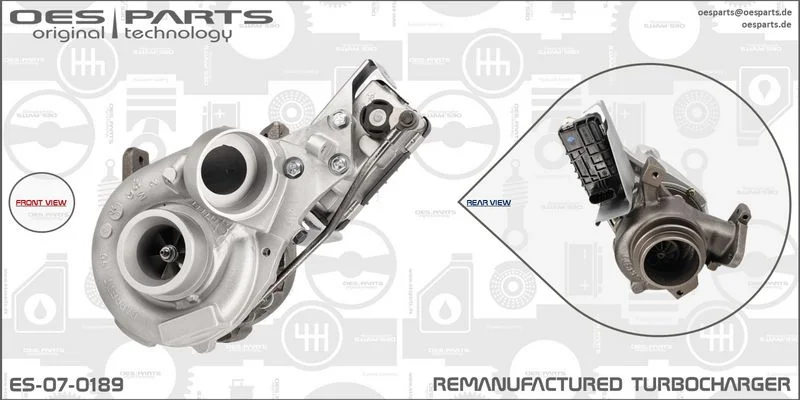 Kompresorius, įkrovimo sistema oes parts ES-07-0189