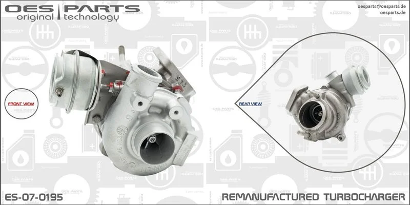 Kompresorius, įkrovimo sistema oes parts ES-07-0195