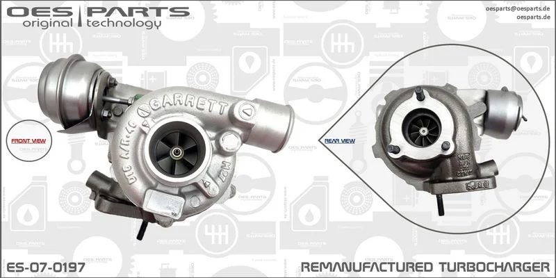 Charger, charging (supercharged/turbocharged) oes parts ES-07-0197
