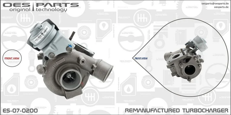 Kompresorius, įkrovimo sistema oes parts ES-07-0200