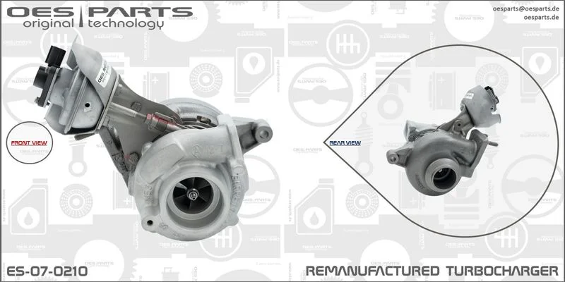 Kompresorius, įkrovimo sistema oes parts ES-07-0210