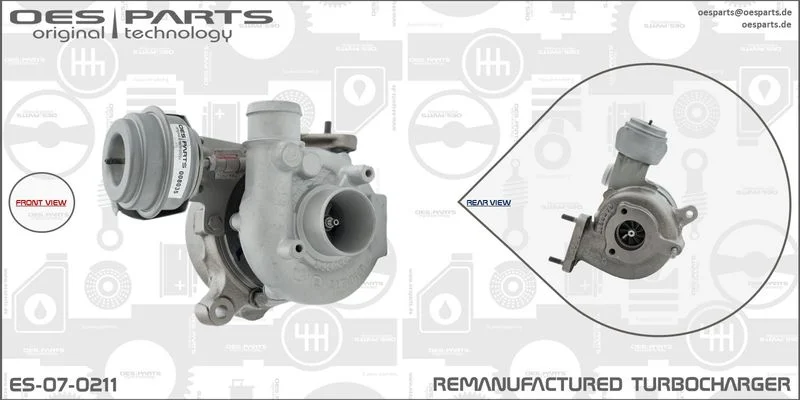 Kompresorius, įkrovimo sistema oes parts ES-07-0211