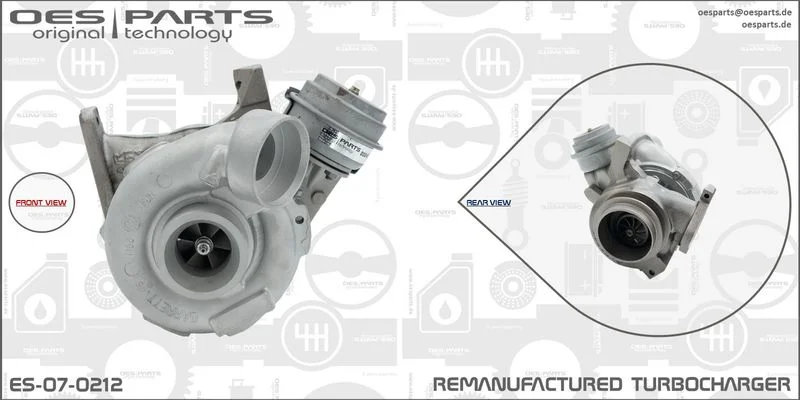 Kompresorius, įkrovimo sistema oes parts ES-07-0212