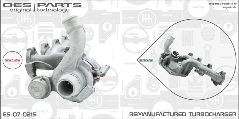 Kompresorius, įkrovimo sistema oes parts ES-07-0215