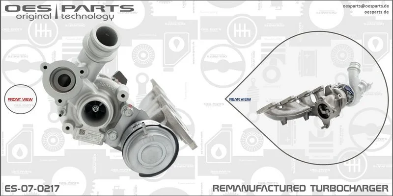 Kompresorius, įkrovimo sistema oes parts ES-07-0217
