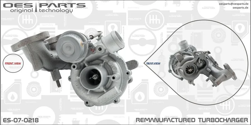 Kompresorius, įkrovimo sistema oes parts ES-07-0218