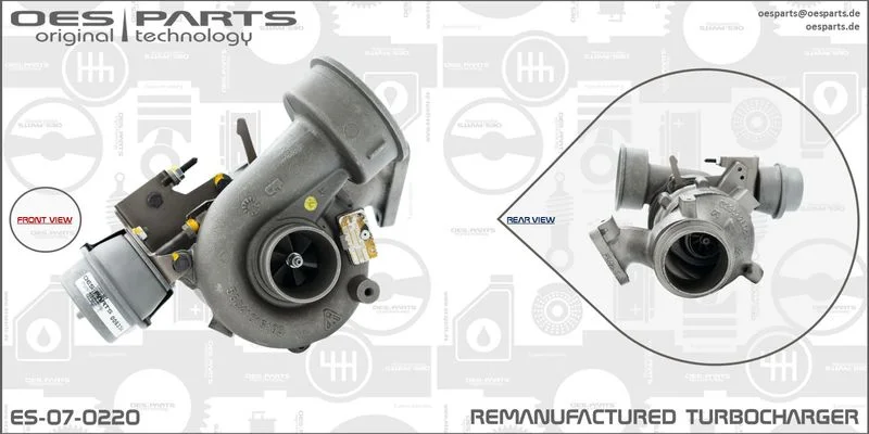 Kompresorius, įkrovimo sistema oes parts ES-07-0220