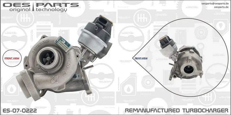 Kompresorius, įkrovimo sistema oes parts ES-07-0222