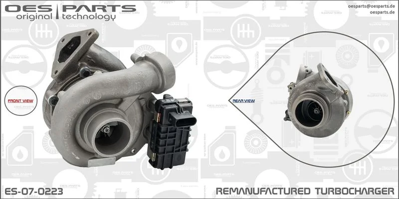 Kompresorius, įkrovimo sistema oes parts ES-07-0223