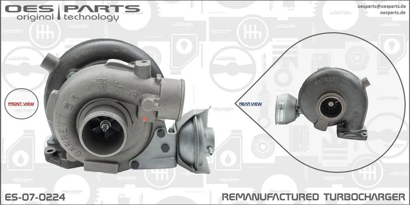 Kompresorius, įkrovimo sistema oes parts ES-07-0224