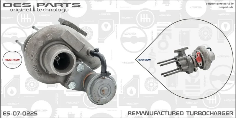 Kompresorius, įkrovimo sistema oes parts ES-07-0225