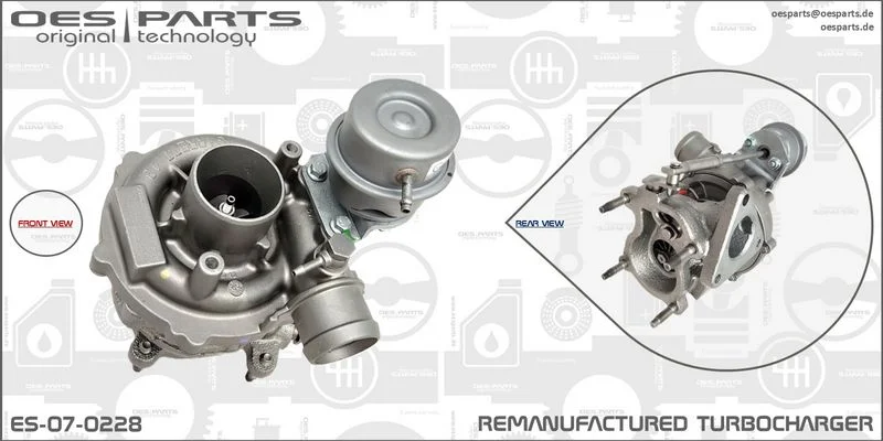 Kompresorius, įkrovimo sistema oes parts ES-07-0228