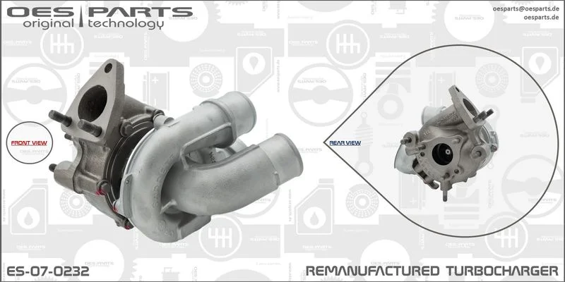 Kompresorius, įkrovimo sistema oes parts ES-07-0232