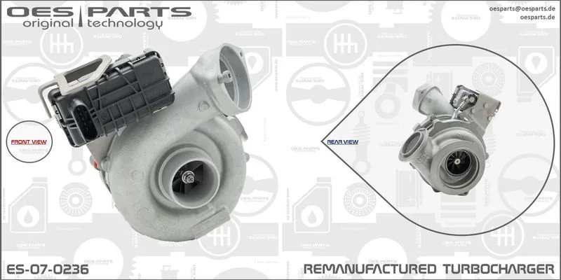 Kompresorius, įkrovimo sistema oes parts ES-07-0236